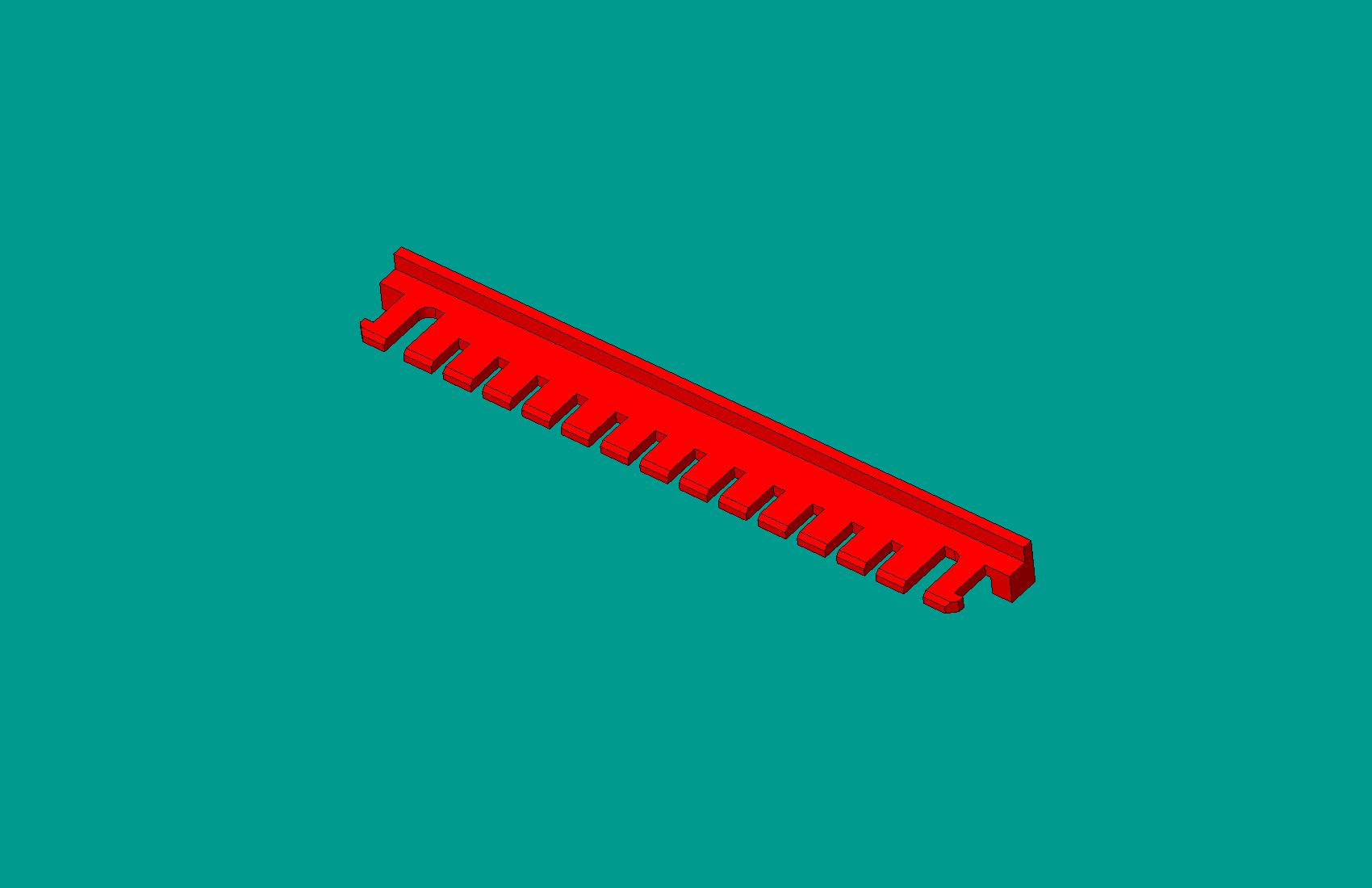 2.0間距，A2008S-15鎖片紅色