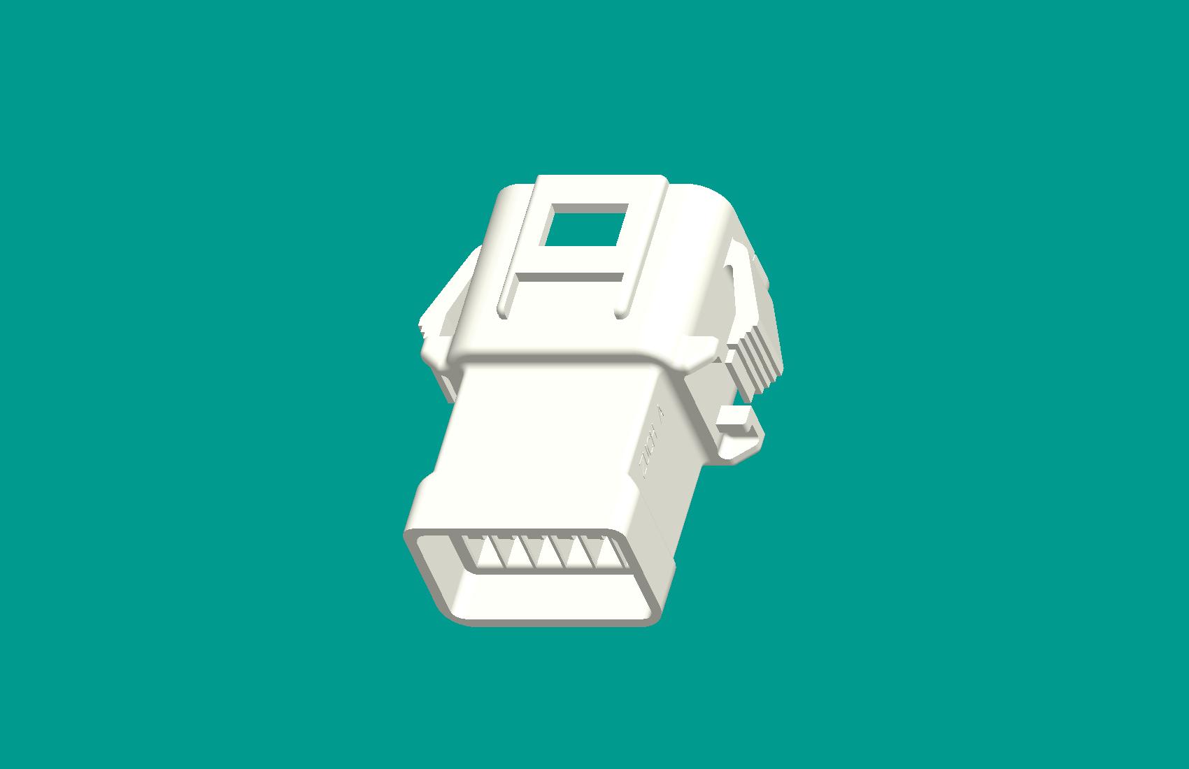 2.0間距雙排插座12位本色