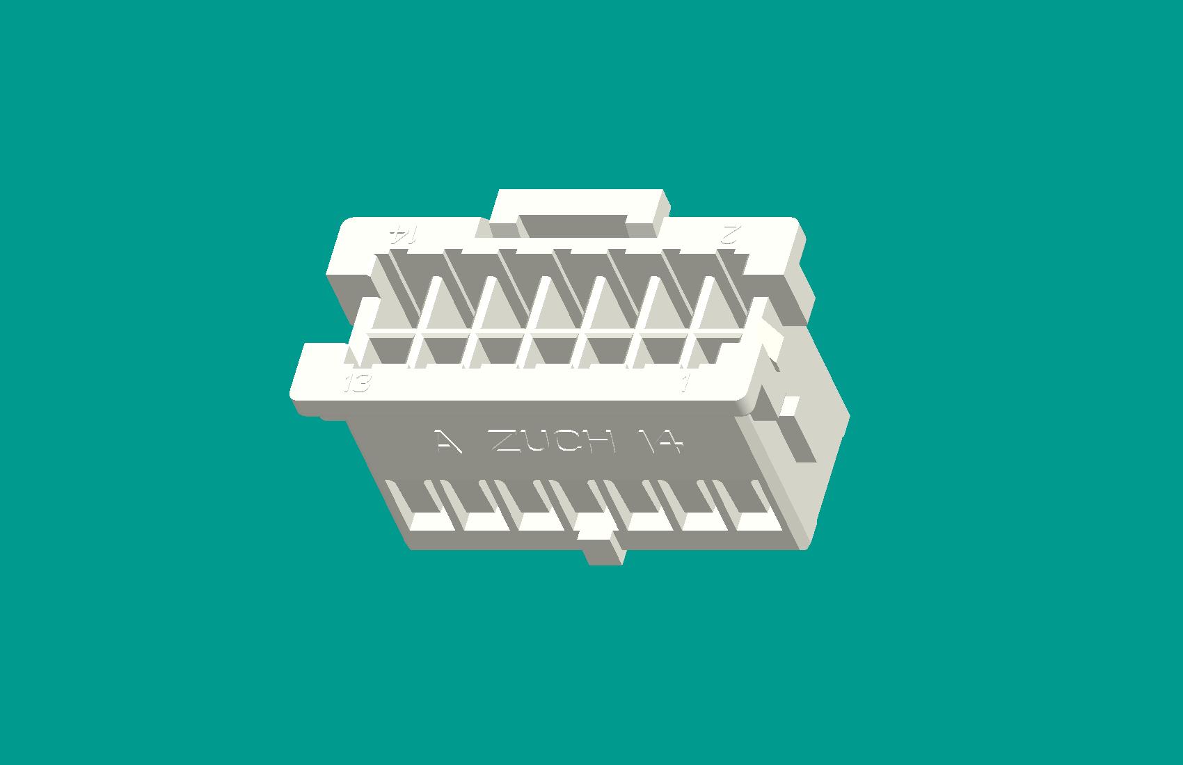 XAD-2×7PC白色 PA66普通