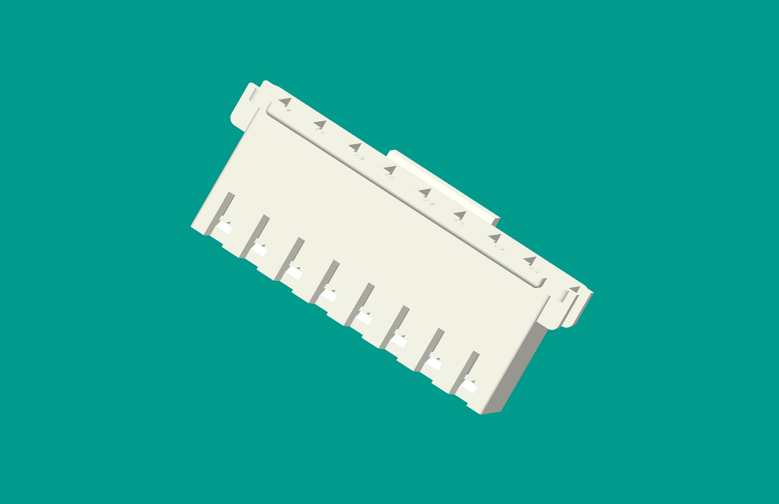 XHD帶扣塑件-8Y插頭/本色/高灼熱絲