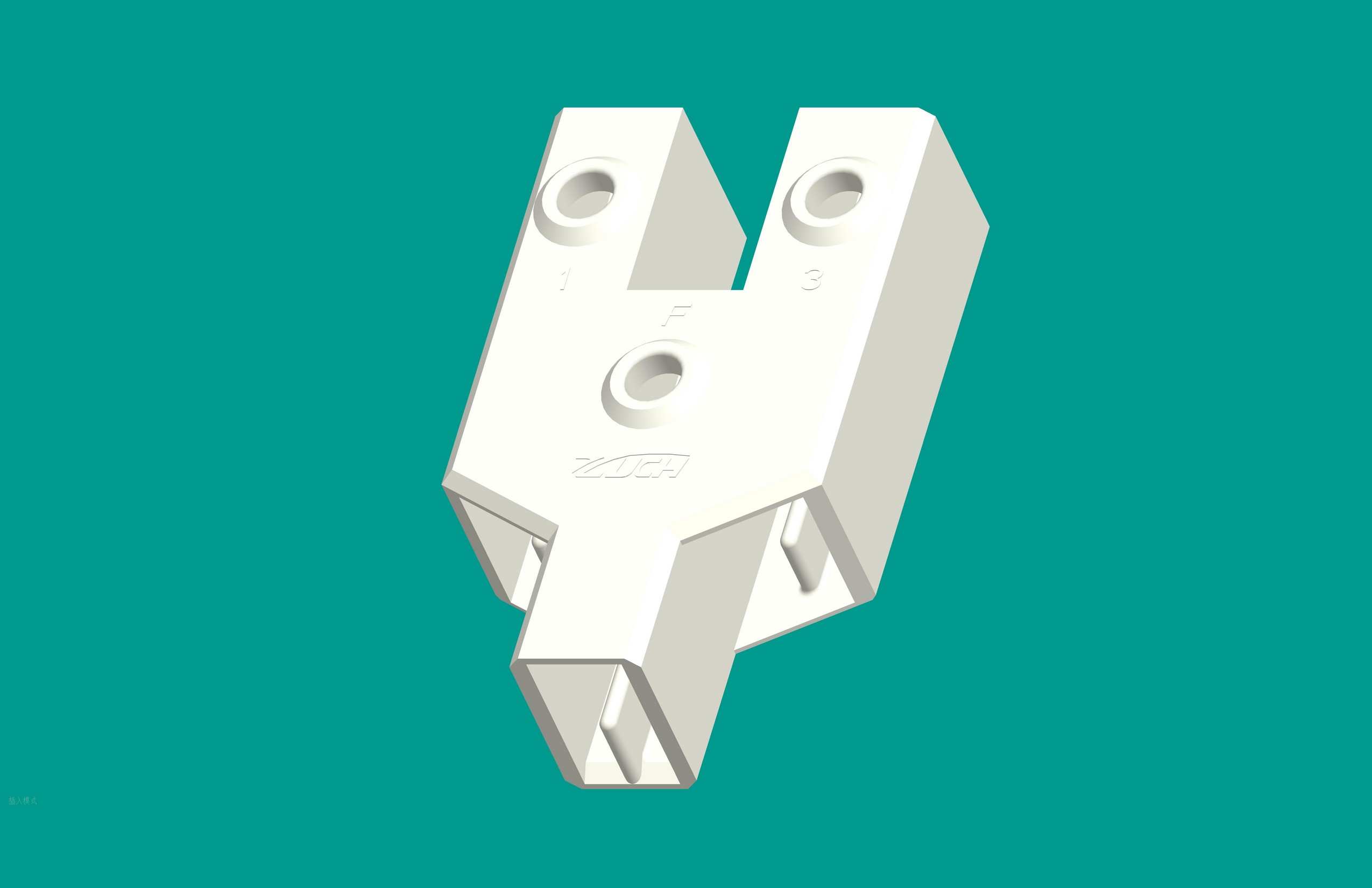 壓縮機(jī)塑件3孔/本色/高灼熱絲