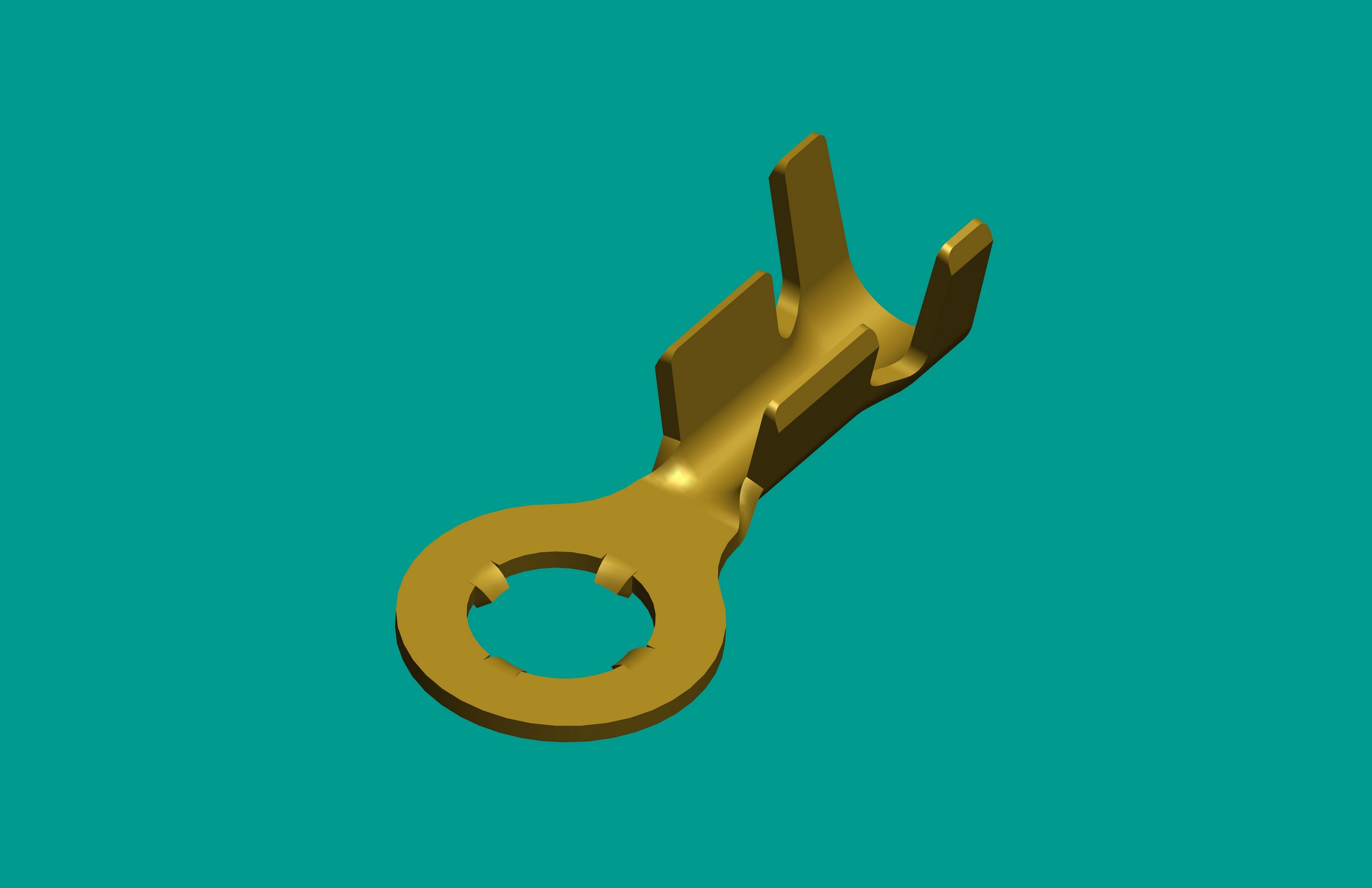 4.3*7.5*0.4帶刺四齒